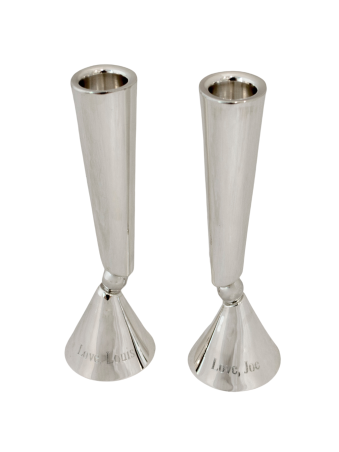 Personalized Classic Long 925 Sterling Silver Cand , Sterling Silver C