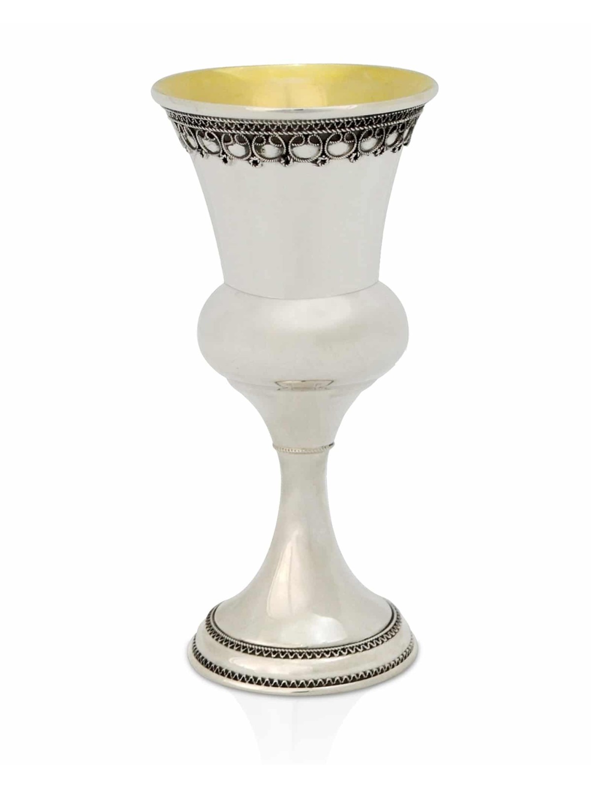 Sterling Silver Custom Kiddush Cup and Plate , Passover Gifts , Israel