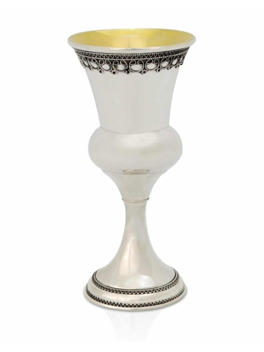 Tasse et assiette de Kiddouch personnalisées en argent sterling, cadeaux de Pâque, Israël