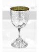 Coupe de Kiddouch martelée avec tige unique, cadeaux de Pâque, Judaï israélien
