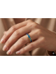 Bague en or jaune 14K émaillée Je suis ma bien-aimée, cadeaux Tu B'Av, Israël