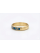 Bague en or jaune 14K émaillée Je suis ma bien-aimée, cadeaux Tu B'Av, Israël