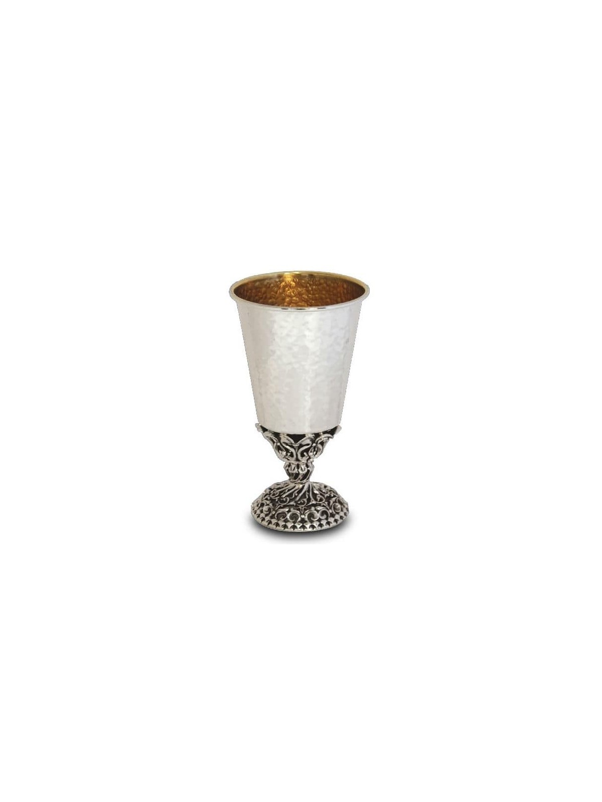 Coupe de Kiddouch élégante avec filigrane floral, cadeaux de Pâque, Ju israélien