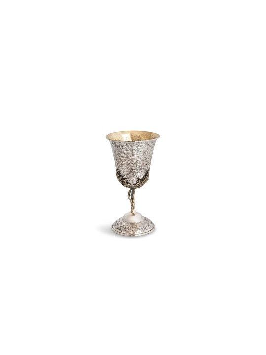 Magnifique gobelet à vin en argent sterling nature, cadeaux de Pâque, Israël