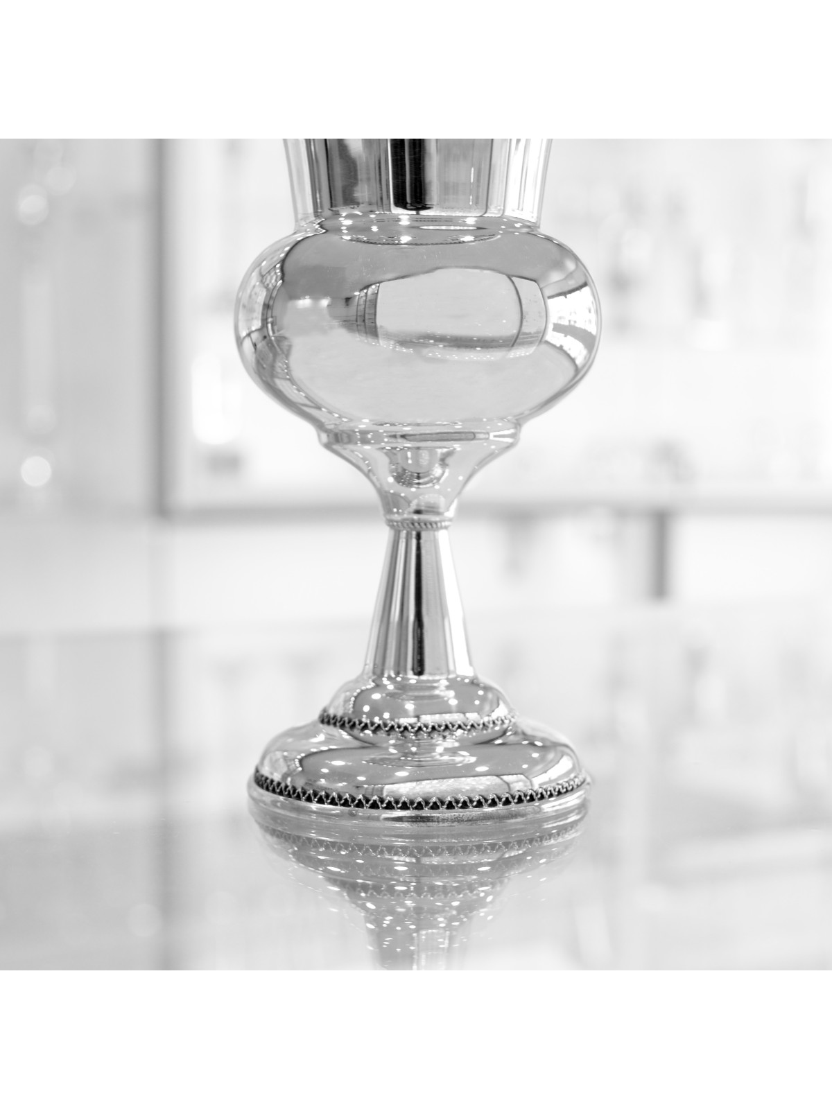 Blessing Sterling Silver Kiddush Cup , Passover Gifts , Israeli Judaic