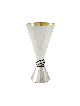 Conical Shaped Kiddush Cup with Filigree Ball , Modern Kiddush Cups ,