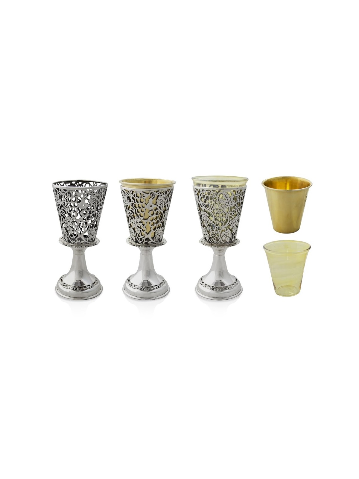 Superbe coupe de Kiddouche creuse en forme de dentelle, cadeaux de Pâque, Judaï israélien