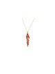 14K Gold 3D Name Necklace with Colorful Enamel , Colorful Name Necklac