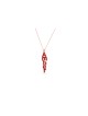 14K Gold 3D Name Necklace with Colorful Enamel , Colorful Name Necklac