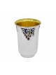 Ensemble de Kiddush aux raisins uniques avec émail froid coloré, Kiddush Cu moderne