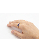 Bague élégante avec nom anglais personnalisé en or 14 carats, cadeaux Tu B'Av, Isra