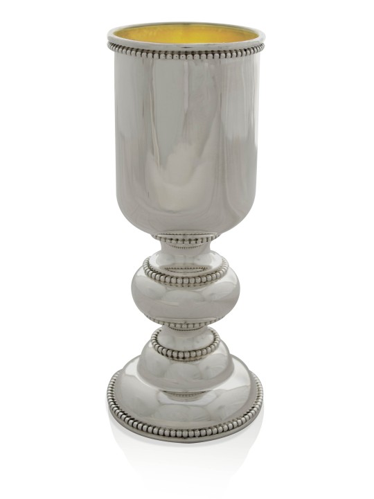 Custom Engraving Sterling Silver Kiddush Cup , Passover Gifts , Israel