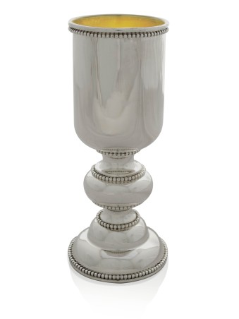 Custom Engraving Sterling Silver Kiddush Cup , Passover Gifts , Israel