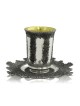 Silver Kiddush Cup with Unique Filigree , Passover Gifts , Israeli Jud