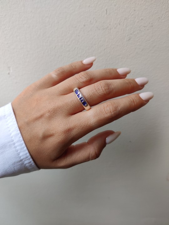 Nom hébreu 14K Gold Beautiful Ring , Cadeaux Tu B'Av , Judaica israélien
