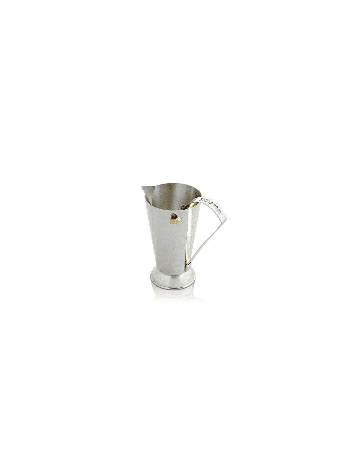 Large Personalized Kiddush Cup with Handle , Modern Kiddush Cups , Isr