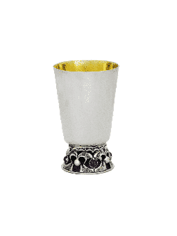 Coupe de Kiddouch en argent unique avec pierres d'améthyste, cadeaux de Pâque, Isra