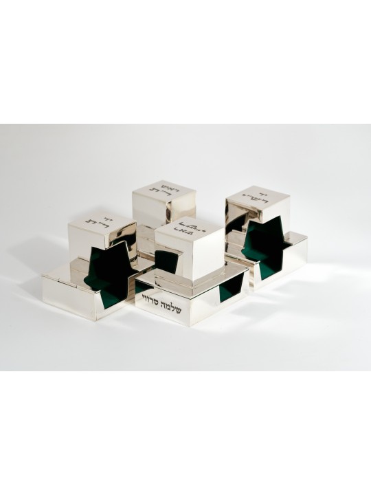 Petit Rabbeinu Tam Te personnalisé en argent sterling, Tefillin et Tefi