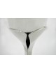 Coupe de Kiddouche florale moderne en argent sterling, Coupes de Kiddouche modernes, Isra
