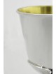 Sterling Silver Modern Floral Kiddush Cup , Modern Kiddush Cups , Isra