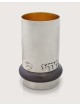 Sterling Silver Kiddush Cup with Colorful aluminum , Modern Kiddush Cu