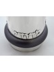 Coupe de Kiddouche en argent sterling avec aluminium coloré, Cu de Kiddouche moderne