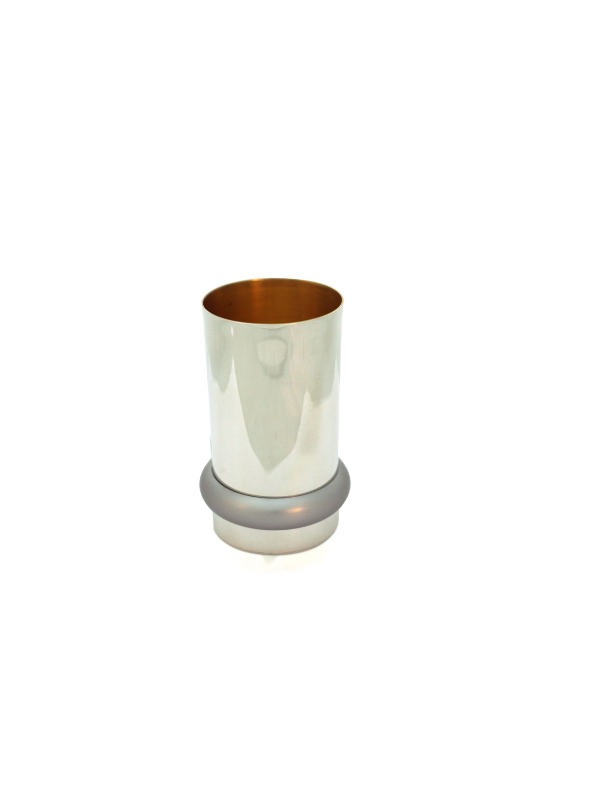 Sterling Silver Kiddush Cup with Colorful aluminum , Modern Kiddush Cu