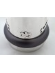 Coupe de Kiddouche en argent sterling avec aluminium coloré, Cu de Kiddouche moderne