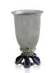 Ensemble de Kiddush en pierre d’améthyste en argent sterling, cadeaux de Pâque, israélien
