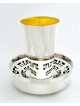 Ensemble de Kiddush personnalisé en argent sterling 925, tasses de Kiddush modernes, I