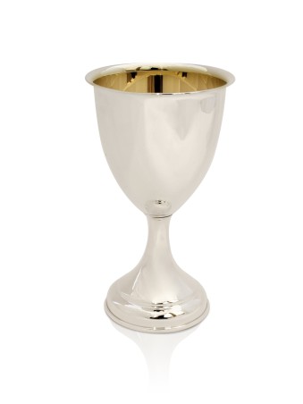 Tasse à vin moderne extra large personnalisée, tasses de Kiddouch modernes, Jud israélien