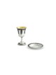 Stunning Sterling Silver Kiddush Set Filigree , Passover Gifts , Israe