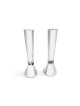 Bougeoirs personnalisés en argent sterling avec N, cadeaux de Pâque,