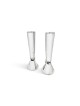 Bougeoirs personnalisés en argent sterling avec N, cadeaux de Pâque,