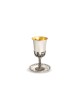 XL Sterling Silver Filigree Kiddush Cup , Passover Gifts , Israeli Jud