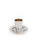 Contemporary Sterling Silver Kiddush set , Modern Kiddush Cups , Israe