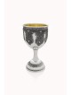 Filigrane traditionnel de coupe de Kiddush en argent sterling, cadeaux de Pâque, est