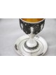 Filigrane traditionnel de coupe de Kiddush en argent sterling, cadeaux de Pâque, est