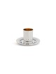 Tasse et assiette de Kiddush modernes personnalisées spéciales, tasse de Kiddush moderne