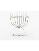 Personalized Modern Circular Sterling Silver Hanuk , Modern Hanukkah M