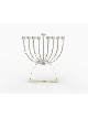 Personalized Modern Circular Sterling Silver Hanuk , Modern Hanukkah M