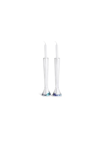 Personalized Unique Sterling Silver Candlesticks w , Sterling Silver C