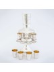 Silver Wine Fountain Hammered With Engraving , Kiddush Fountains , Isr