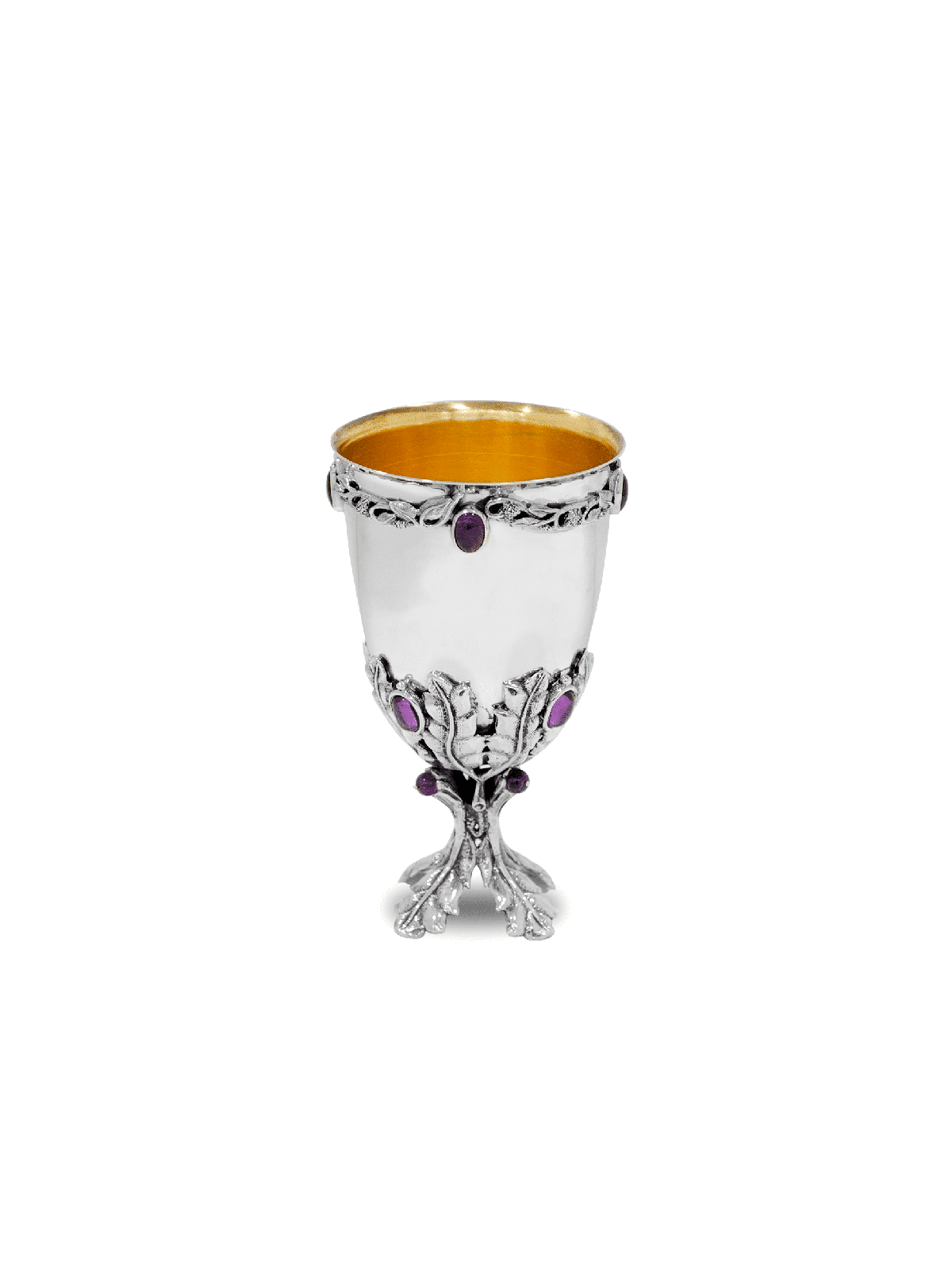 Extra Large 925 Sterling Silver Kiddush Cup , Passover Gifts , Israeli