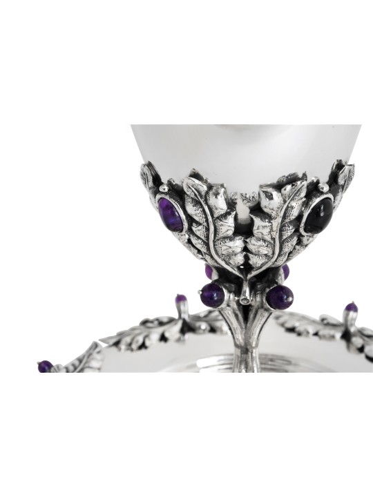 Grand Imperial Sterling Silver Amethyst Elijah’s C , Cadeaux de Pâque ,