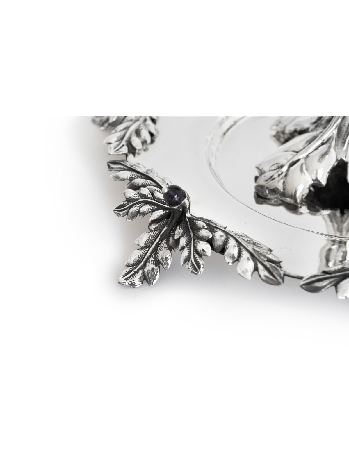 Grand Imperial Sterling Silver Amethyst Elijah's C , Passover Gifts ,