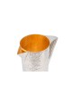 Grand pichet de Kiddush en argent sterling martelé, tasses de Kiddush modernes,