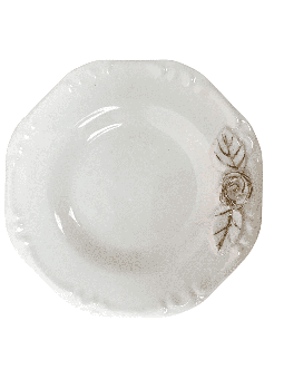 Shabbat Kiddush Plate with Flowers , Tu B'Av Gifts , Israeli Judaica