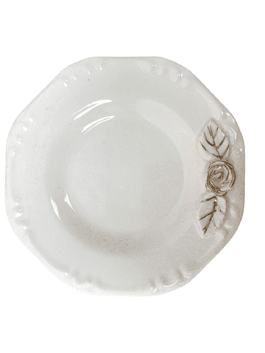 Assiette Shabbat Kiddush avec fleurs , Cadeaux Tu B'Av , Judaica israélienne