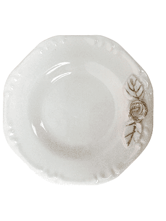Assiette Shabbat Kiddush avec fleurs , Cadeaux Tu B'Av , Judaica israélienne